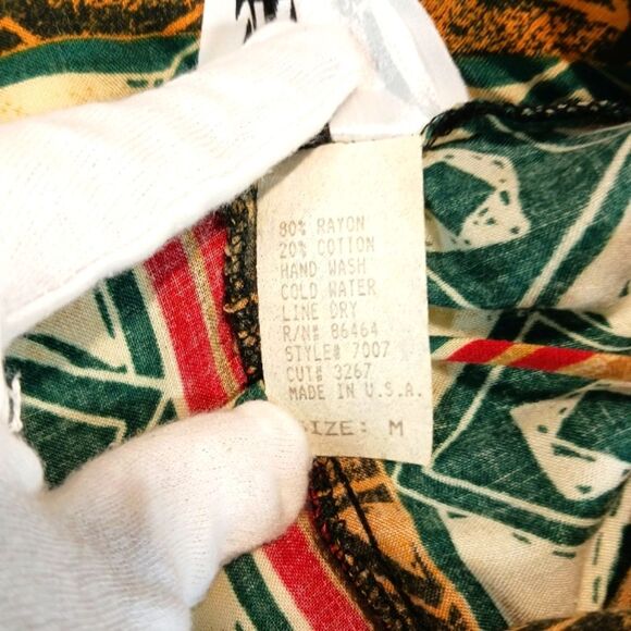 Calvin Klein Boho Maxi Dress Multi-Colored Tribal Geometric Print. Womans Medium - Picture 5 of 12